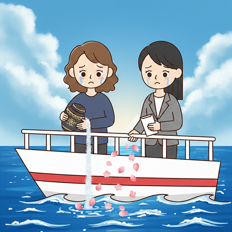 散骨・自宅供養のイメージ
