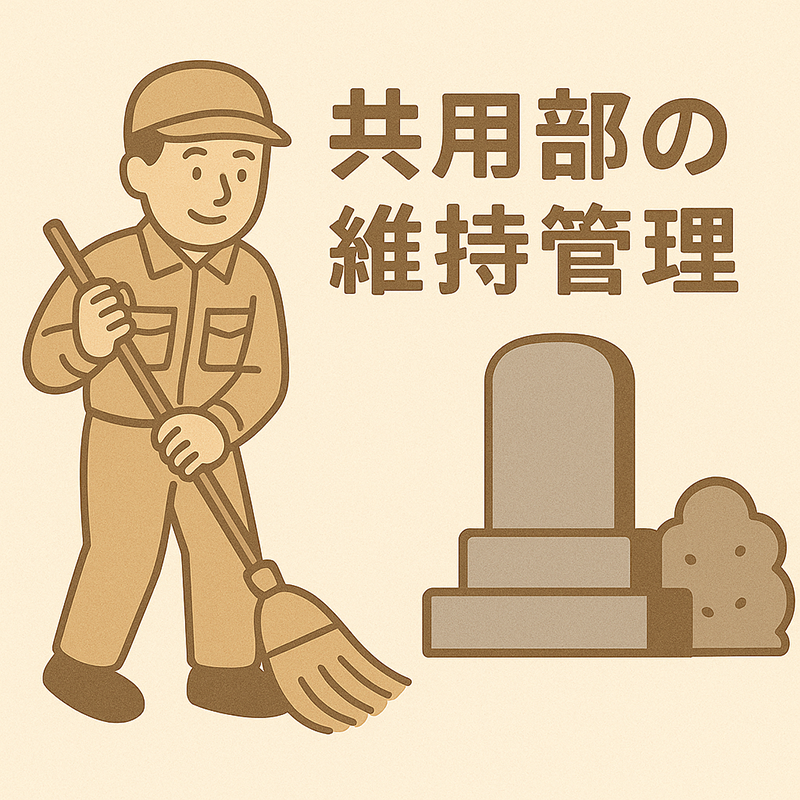 用途：共用部の維持管理